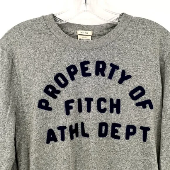 Abercrombie & Fitch Men's S Cotton Long Tee Shirt - Picture 2 of 11